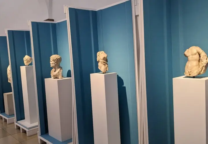 Dauerausstellung "Römerlager" des Römischen Museums im Zeughaus