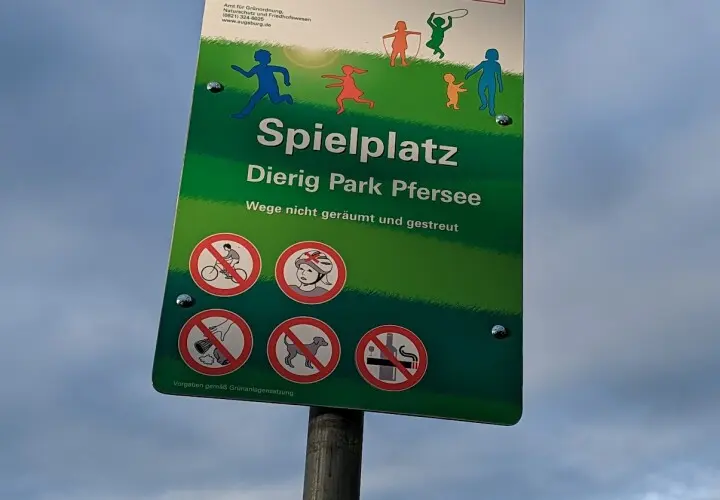 Spielplatz Dierig Park Pfersee