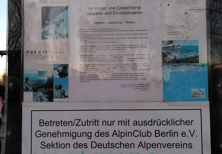 Kletterturm Schwedter Nordwand des AlpinClub Berlin e.V. (DAV)