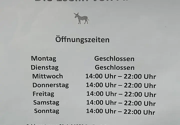 Die Eselin von A