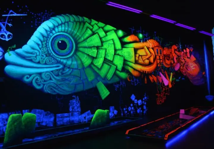 Schwarzlichtfabrik 3D Minigolf Würzburg