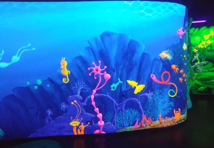 Schwarzlichtfabrik 3D Minigolf Würzburg