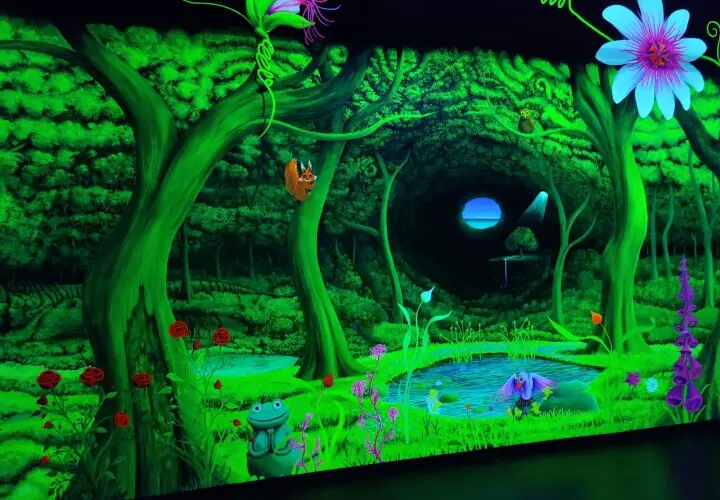 Schwarzlichtfabrik 3D Minigolf Würzburg