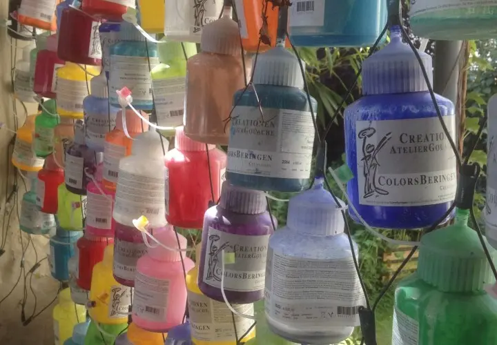 Atelier im Garten, Atelier für freie Malerei und Ausdrucksmalen